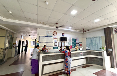 NTC Hospitals Reception Staff Assisting Patients in Madurai