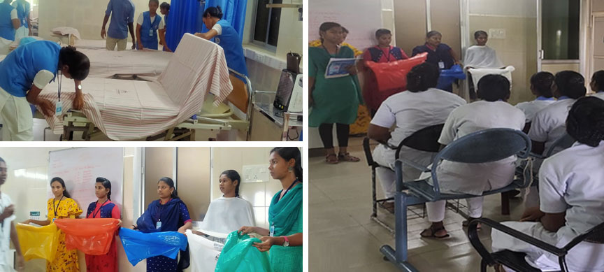 NTC paramedical students clinical training and practical learning in Madurai